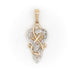 Yellow Gold Diamond Pendant Necklace 58 Facettes 1641814CN