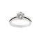 Bague 54 Bague solitaire Or blanc Diamant 58 Facettes 4114