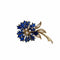 Broche Broche œillet Or jaune Diamant Email 58 Facettes REF2350
