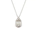 Collier Collier poire diamants or blanc 58 Facettes