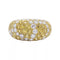 Bague 51 Bague Cartier, "Sauvage", en or jaune, diamants, saphirs jaunes. 58 Facettes 33028