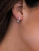 Boucles d'oreilles Boucles d'oreilles Dormeuses Or rose Diamant 58 Facettes 2397518CN