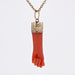 Pendant Old handmade coral pendant 58 Facettes 21-783A