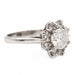 Bague 49.5 Bague Marguerite Or blanc Diamant 58 Facettes 2432009CN