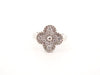 Ring 52 vintage VAN CLEEF & ARPELS alhambra gold diamond ring 58 Facettes 258547