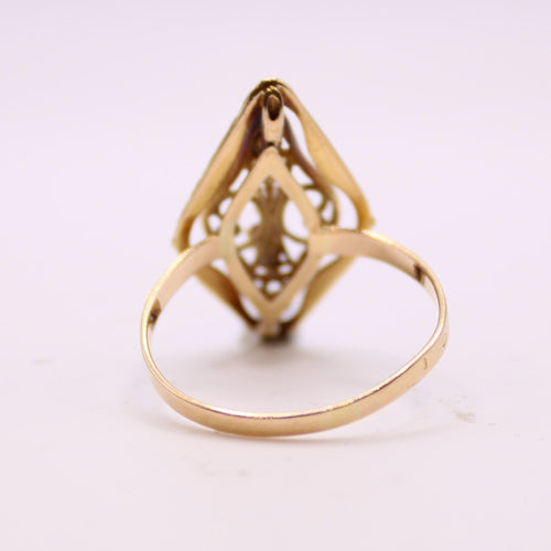 Bague 60 Bague Rétro rubis, oxyde de zirconium 58 Facettes