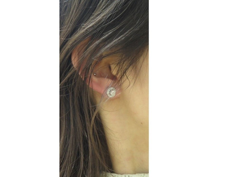 Boucles d'oreilles boucles d'oreilles BOUCHERON ava or blanc 18k diamants 0.68ct 58 Facettes 254586