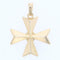 Pendentif Croix de Malte or jaune 58 Facettes CVP45
