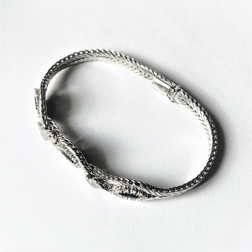 Bracelet Bracelet Saphirs Diamants Or blanc 58 Facettes 20400000677