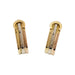 Cufflinks Cartier “Mini Ressort CC” cufflinks in three golds. 58 Facettes 33159