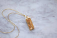 Collier Collier Vintage pendentif lingot or jaune 58 Facettes