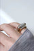 Signet ring in pink gold and platinum with diamonds 58 Facettes