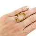 Ring 52 Lalaounis ring in yellow gold, rock crystal. 58 Facettes 30961