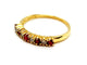 Bague 50 Bague Demie alliance Or jaune Rubis 58 Facettes 1292341CN
