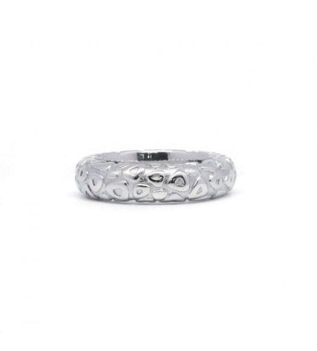 Bague 56 / Blanc/Gris / Or 750 Bague CHAUMET 58 Facettes 210173R
