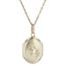 Yellow gold opening medallion pendant 58 Facettes 21-594A