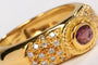 Bague 54 Bague Or jaune Saphir 58 Facettes 00440CN