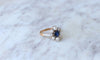 Bague Bague Marguerite Belle Epoque saphir & diamants 58 Facettes