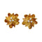 Boucles d'oreilles Boucles d'oreilles Boucheron "Fleurs" or jaune et diamants. 58 Facettes 31227