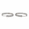 Boucles d'oreilles Boucles d'oreilles Créoles Or blanc Diamant 58 Facettes 2660052CN