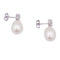 Boucles d'oreilles Boucles d'oreilles or blanc, diamants, perles. 58 Facettes 33522