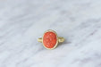 Bague Bague style antique camée corail 58 Facettes