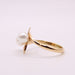 Ring Bague Toi et Moi 18k yellow gold and cultured pearls 58 Facettes