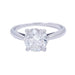 Bague 52 Bague solitaire en or blanc, diamant 1,36 carat. 58 Facettes 32183