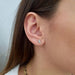 Boucles d'oreilles Boucle d'oreille navette diamants or jaune 58 Facettes