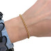 Bracelet Yellow gold bracelet, chain link, heart charm. 58 Facettes 31350