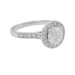 Bague 53 Bague solitaire diamant, or blanc. 58 Facettes 32246