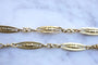 Collier Chaîne de montre ancienne maille filigrane en or jaune 58 Facettes