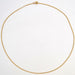 Collier Chaine gourmette or jaune 58 Facettes 13-084