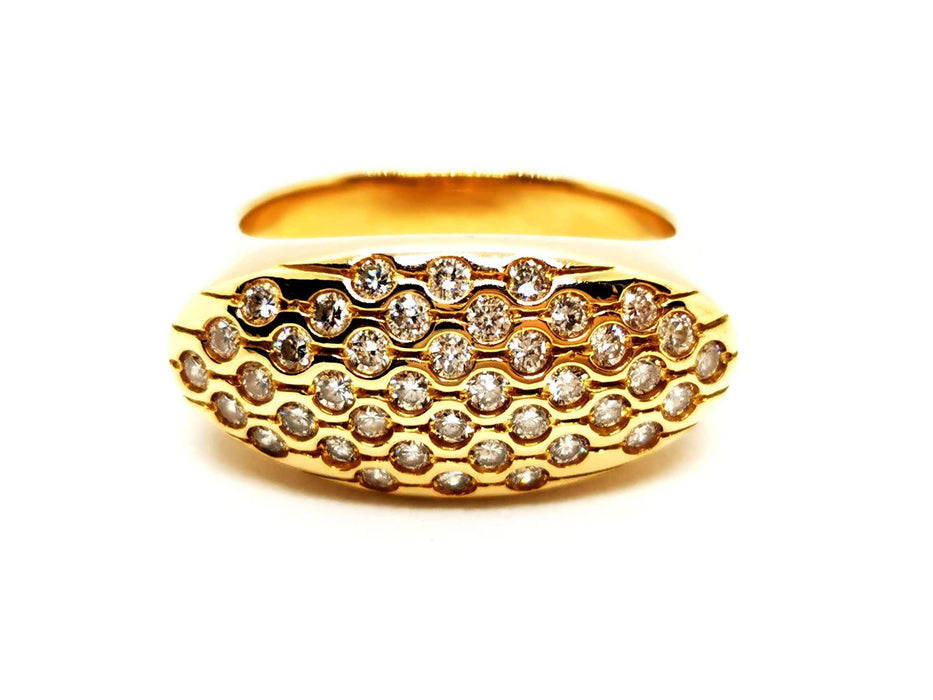 Bague 54 Bague Or jaune Diamant 58 Facettes 1292363CN