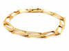 Caplain Saint André bracelet Curb link bracelet Yellow gold Sapphire 58 Facettes 1552084CN