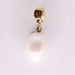 Pendant Yellow gold pendant and oval cultured pearl 58 Facettes