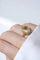 Bague Bague Art Déco citrine entourage diamants 58 Facettes