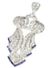 Pendentif Art Déco pendentif diamant, platine 58 Facettes 18276-0099