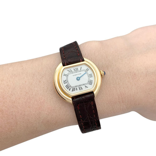 Montre Montre Cartier, "Ellipse", or jaune. 58 Facettes 31479