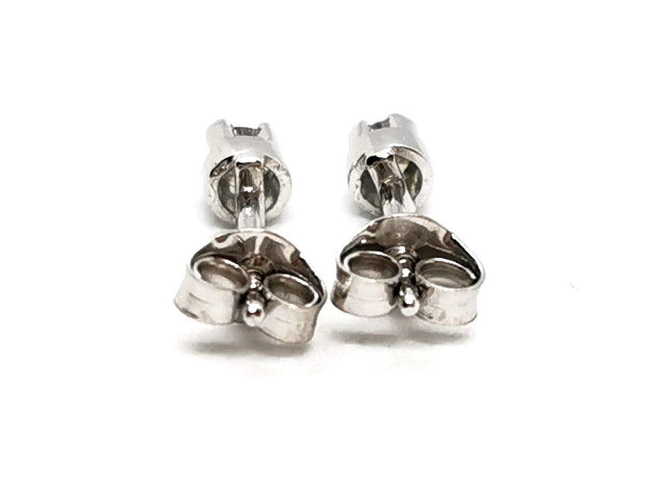 Boucles d'oreilles Boucles d'oreilles Puces Or blanc Diamant 58 Facettes 1597501CD