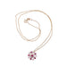 Necklace Quartz and ruby ​​necklace 58 Facettes