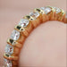 Ring 50 Alliance yellow gold used diamonds 58 Facettes 22-149