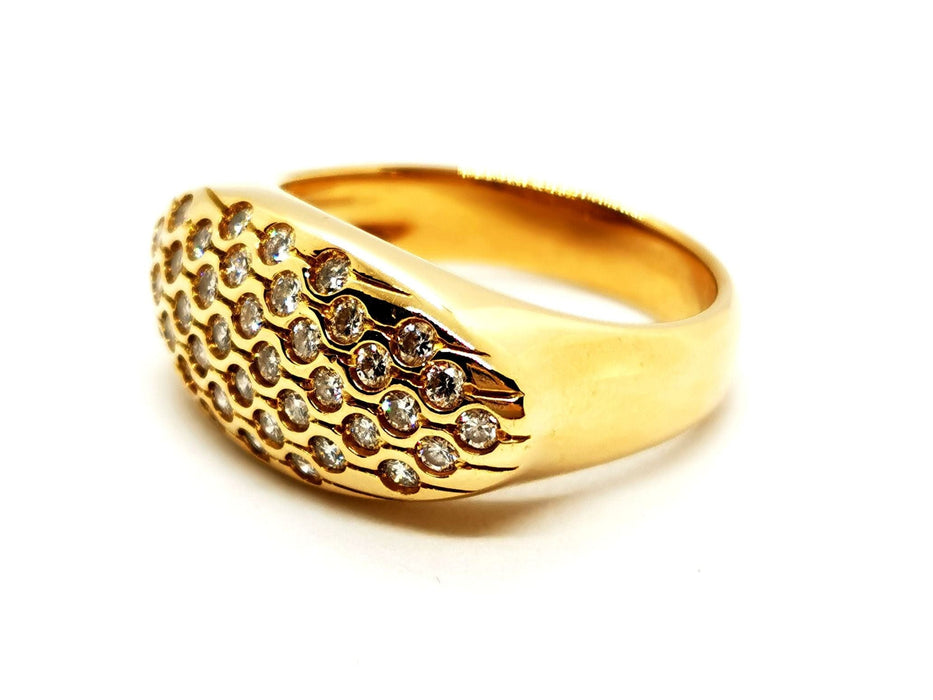 Bague 54 Bague Or jaune Diamant 58 Facettes 1292363CN