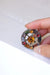 Brooch Ancient Scottish round brooch citrine, jasper, and agate 58 Facettes