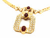 Necklace Necklace English mesh Yellow gold Ruby 58 Facettes 1692650CN