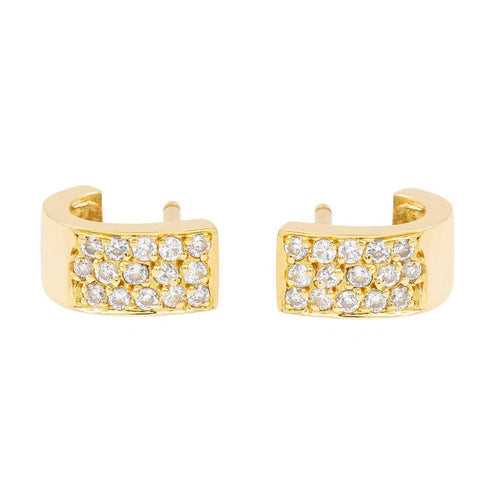Boucles d'oreilles Boucles d'oreilles Or jaune Diamant 58 Facettes 2238630CN