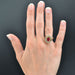 Ring 50 Daisy ring yellow gold ruby ​​diamonds 58 Facettes 22-229