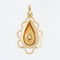 Pendentif Pendentif or en goutte et saphir 58 Facettes 15-003