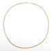 Rose gold double chain link chain necklace 58 Facettes 19-512