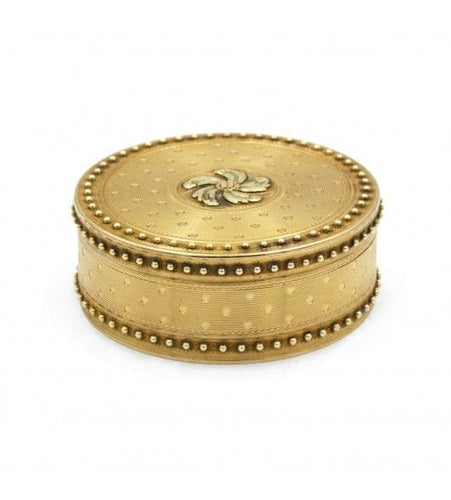 Accessoire Jaune / Or 750‰ Tabatière XVIII ème siècle - Or 58 Facettes 230061SP